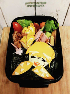 鬼滅の刃『我妻善逸』キャラ弁当♪簡単時短-レシピのメイン写真