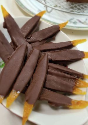 甘夏ピールをチョコピールに-レシピのメイン写真