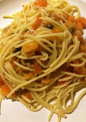 残り物レシピ・ツナ缶パスタ-レシピのメイン写真