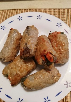 つくねの野菜巻き巻き〜-レシピのメイン写真