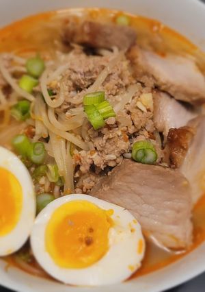 ボリュームたっぷり坦々麺-レシピのメイン写真