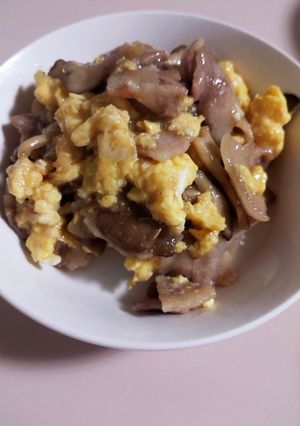 舞茸入り豚照りたま-レシピのメイン写真