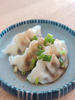 もちもち大満足♪水餃子にんにく醤油ソース-レシピのメイン写真