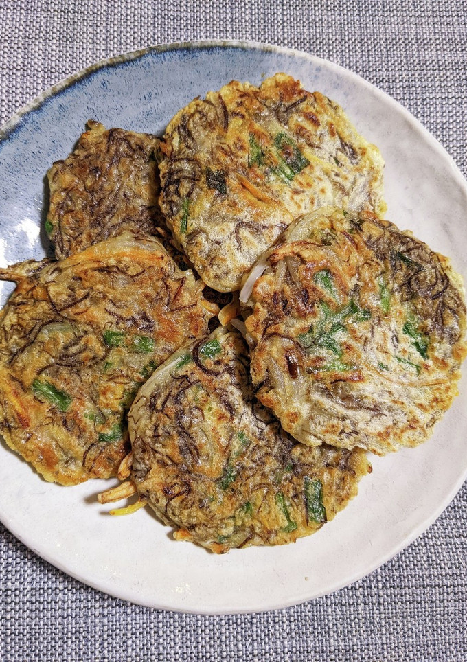 もずくと野菜のチヂミ-レシピのメイン写真
