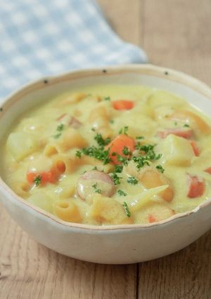 豆乳カレースープマメロニ-レシピのメイン写真