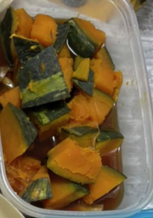 決め手は醤油!かぼちゃの煮物-レシピのメイン写真