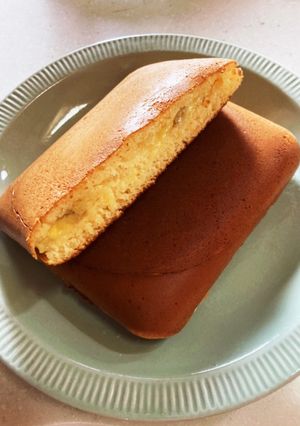 簡単　外カリホットケーキバナナサンド-レシピのメイン写真