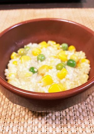 ヘルシー♪コーンと豆ときびのリゾット-レシピのメイン写真