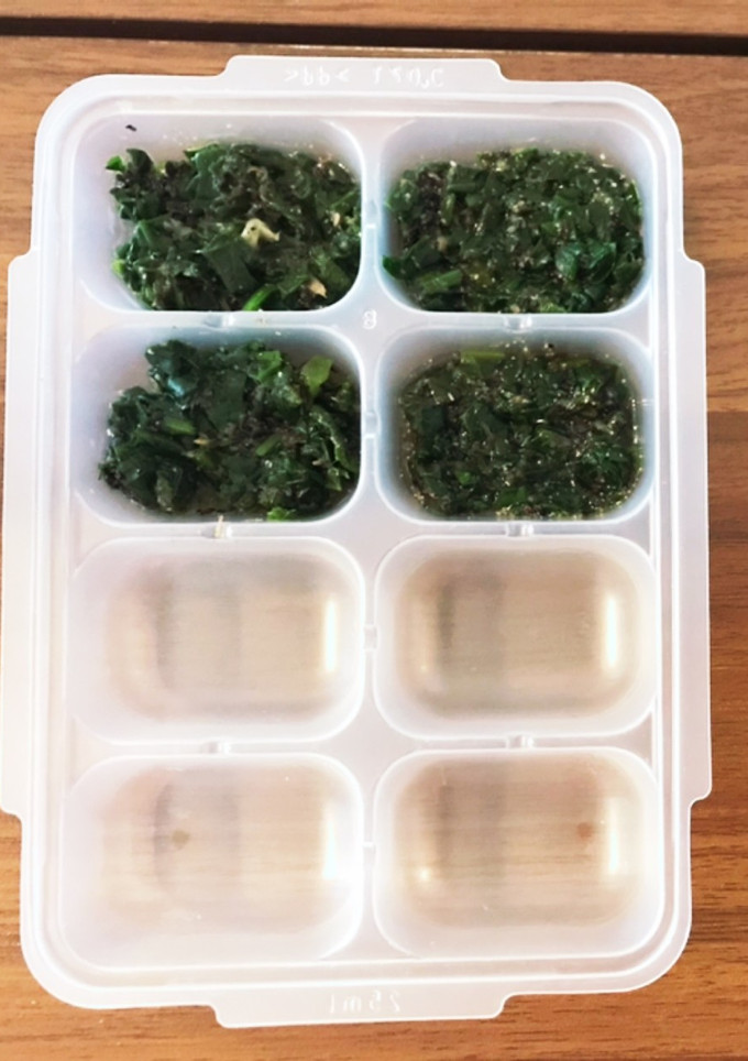 【離乳食後期】ほうれん草のごま和え-レシピのメイン写真