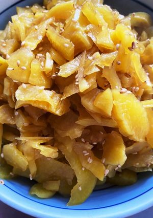 ご飯すすむ!たくあんの油炒め-レシピのメイン写真