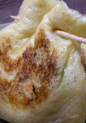 安い!簡単☆韮納豆のお揚げ焼き☆-レシピのメイン写真