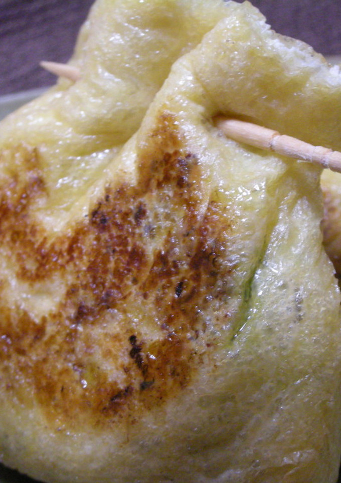 安い！簡単☆韮納豆のお揚げ焼き☆-レシピのメイン写真
