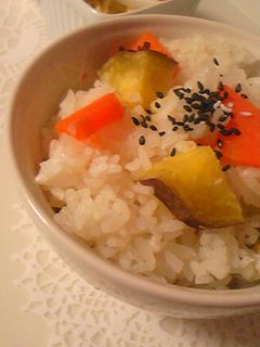 ✽さつまいもと人参の炊き込みご飯✽-レシピのメイン写真