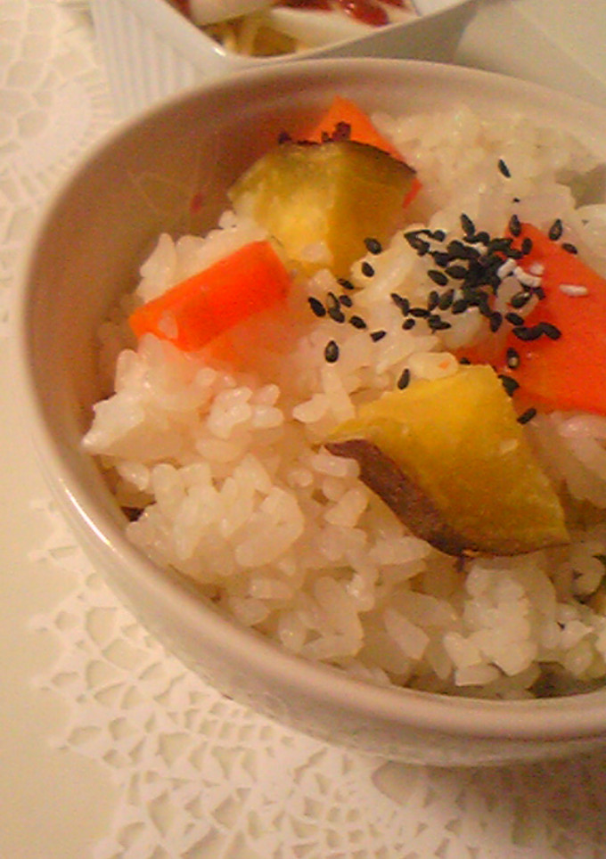✽さつまいもと人参の炊き込みご飯✽-レシピのメイン写真