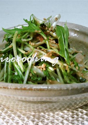 塩もみ水菜のシャキ～♪和え-レシピのメイン写真