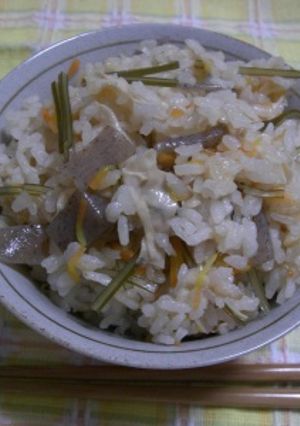湯葉と昆布の炊き込みごはん-レシピのメイン写真