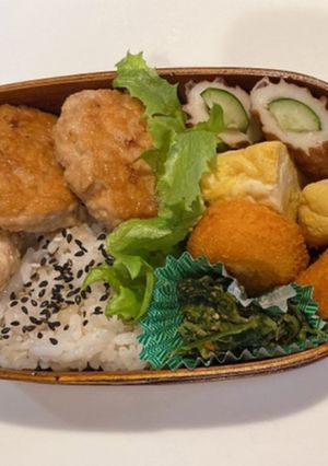 またまたとりつくね弁当-レシピのメイン写真