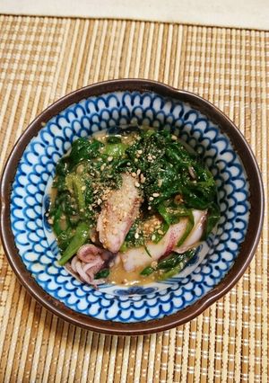 わけぎといかの酢味噌和え〜-レシピのメイン写真