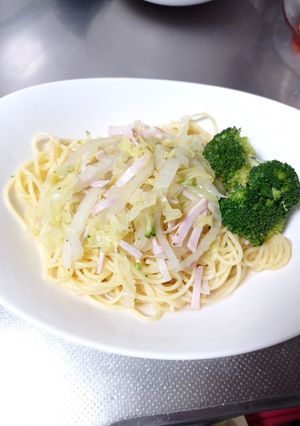 ハムと白菜のスープスパゲティ-レシピのメイン写真