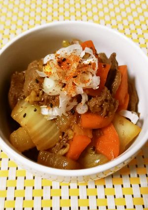 トロトロ♡牛すじと根菜の味噌煮込み-レシピのメイン写真