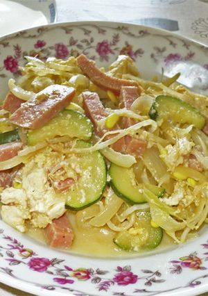 ズッキーニで美味しいチャンプルー-レシピのメイン写真