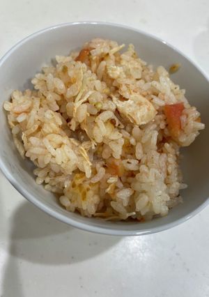 離乳食後期から　炊飯器でチキンライス-レシピのメイン写真