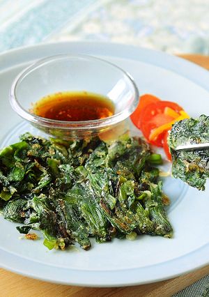 パリっの食感がおいしい、にらのチヂミ♪-レシピのメイン写真