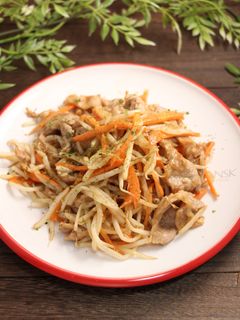 簡単!豚もやしのにんにく醤油炒め-レシピのメイン写真