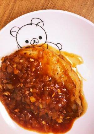 簡単豚ロースのトマト 炒め煮-レシピのメイン写真