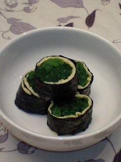 海苔巻ほうれん草-レシピのメイン写真