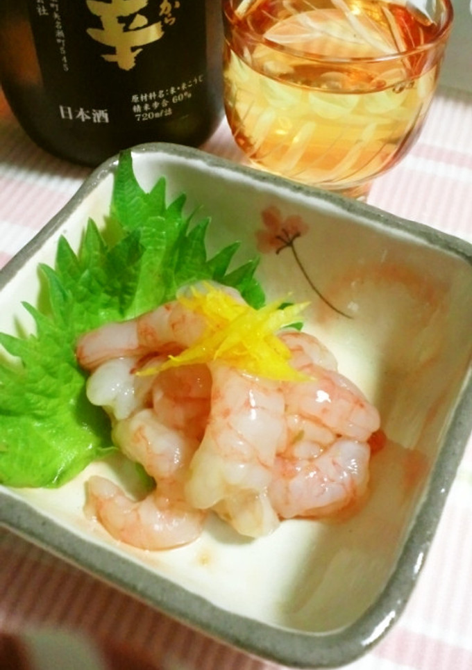 甘エビの柚子胡椒和え-レシピのメイン写真