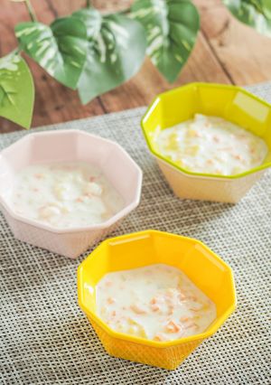 【離乳食・中期】野菜のヨーグルトサラダ-レシピのメイン写真