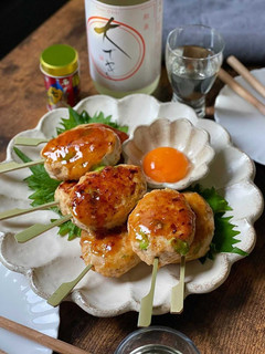 タケノコと枝豆のつくね-レシピのメイン写真