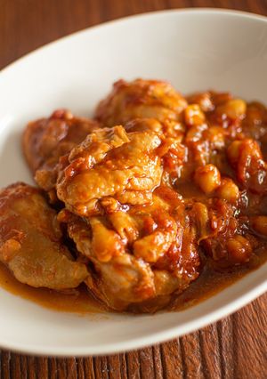 簡単イタリアン！鶏モモのトマト煮込み-レシピのメイン写真