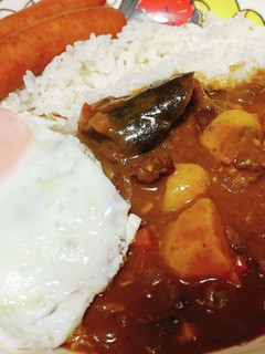 ナスとじゃがいもの牛肉カレー-レシピのメイン写真