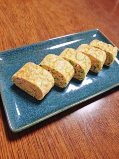 長ねぎとツナの卵焼き-レシピのメイン写真