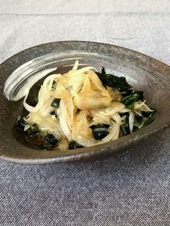 新玉ねぎとわかめの和え物-レシピのメイン写真