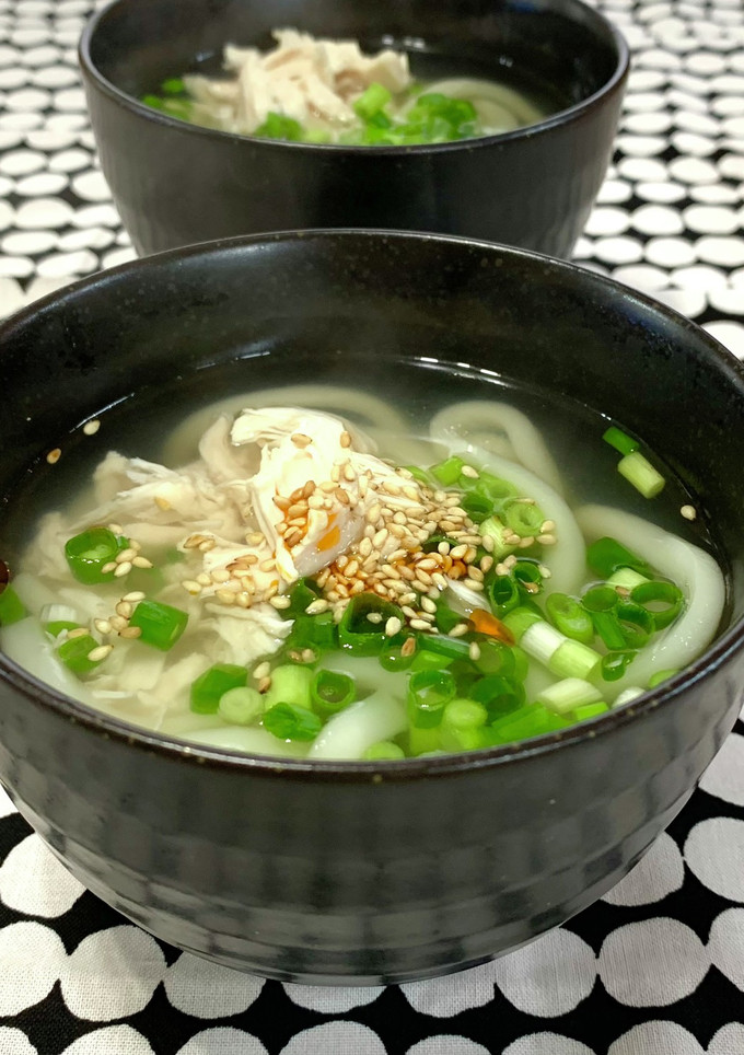 ささみとネギの塩うどん-レシピのメイン写真