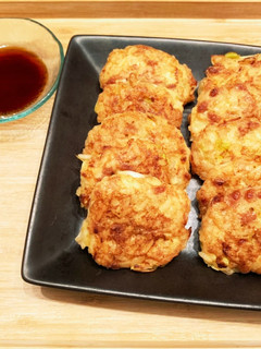 残りご飯で☆納豆とネギのTKGお焼き-レシピのメイン写真