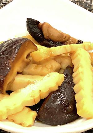 角麩と干しシイタケの煮物-レシピのメイン写真