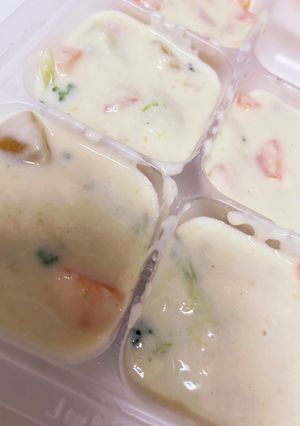 【離乳食中期以降】豆乳みそシチュー-レシピのメイン写真