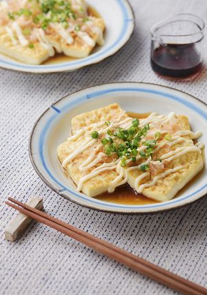 粉いらずで簡単!マヨポン豆腐ステーキ-レシピのメイン写真
