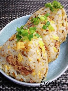朝ごはんやお弁当に♪生姜焼きおにぎり-レシピのメイン写真