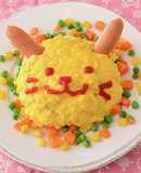 クリープで！濃厚ふわとろ卵のオムライス