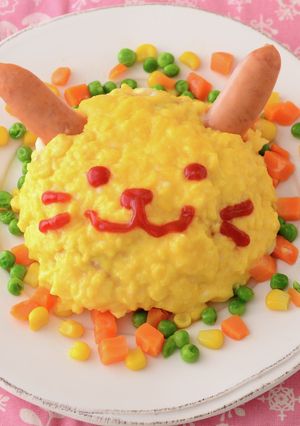 クリープで！濃厚ふわとろ卵のオムライス-レシピのメイン写真