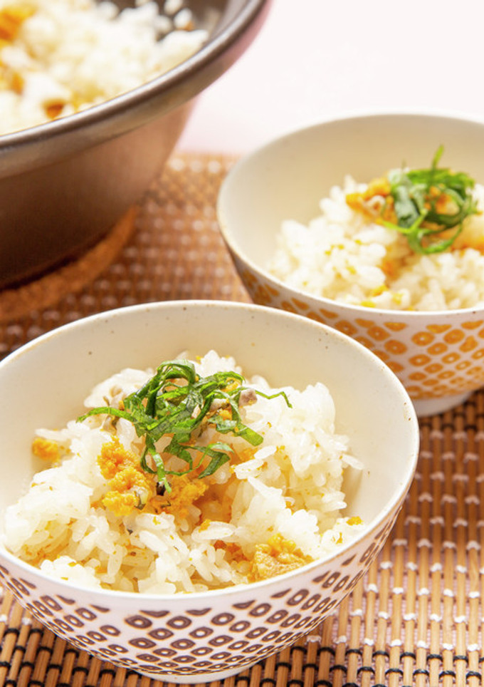 青森のいちご煮で簡単炊き込みご飯-レシピのメイン写真