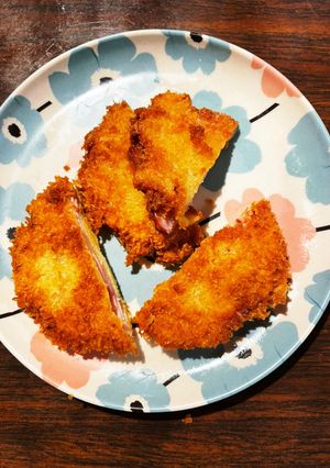 揚げたてハムカツ-レシピのメイン写真
