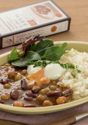 管理栄養士★食養生ビーンズカレー温玉のせ-レシピのメイン写真