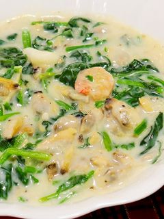 ほうれん草のミルク煮-レシピのメイン写真