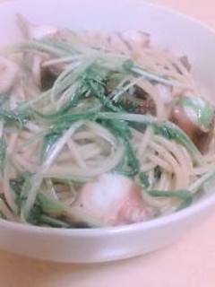 たこと水菜のパスタ~柚子胡椒~-レシピのメイン写真